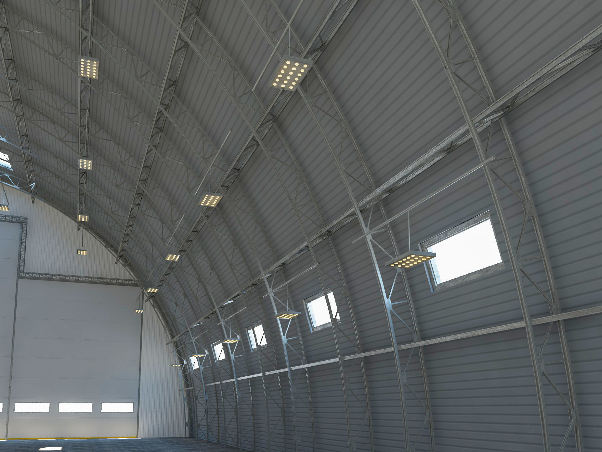 Hangar 3D model_6