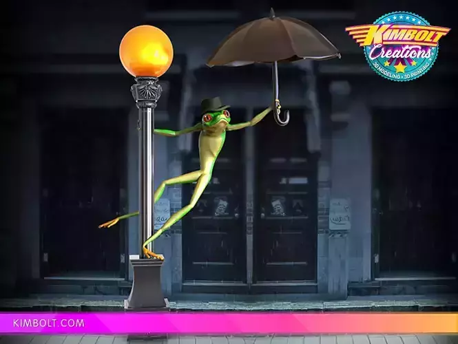 Froggin the Rain 3D print model