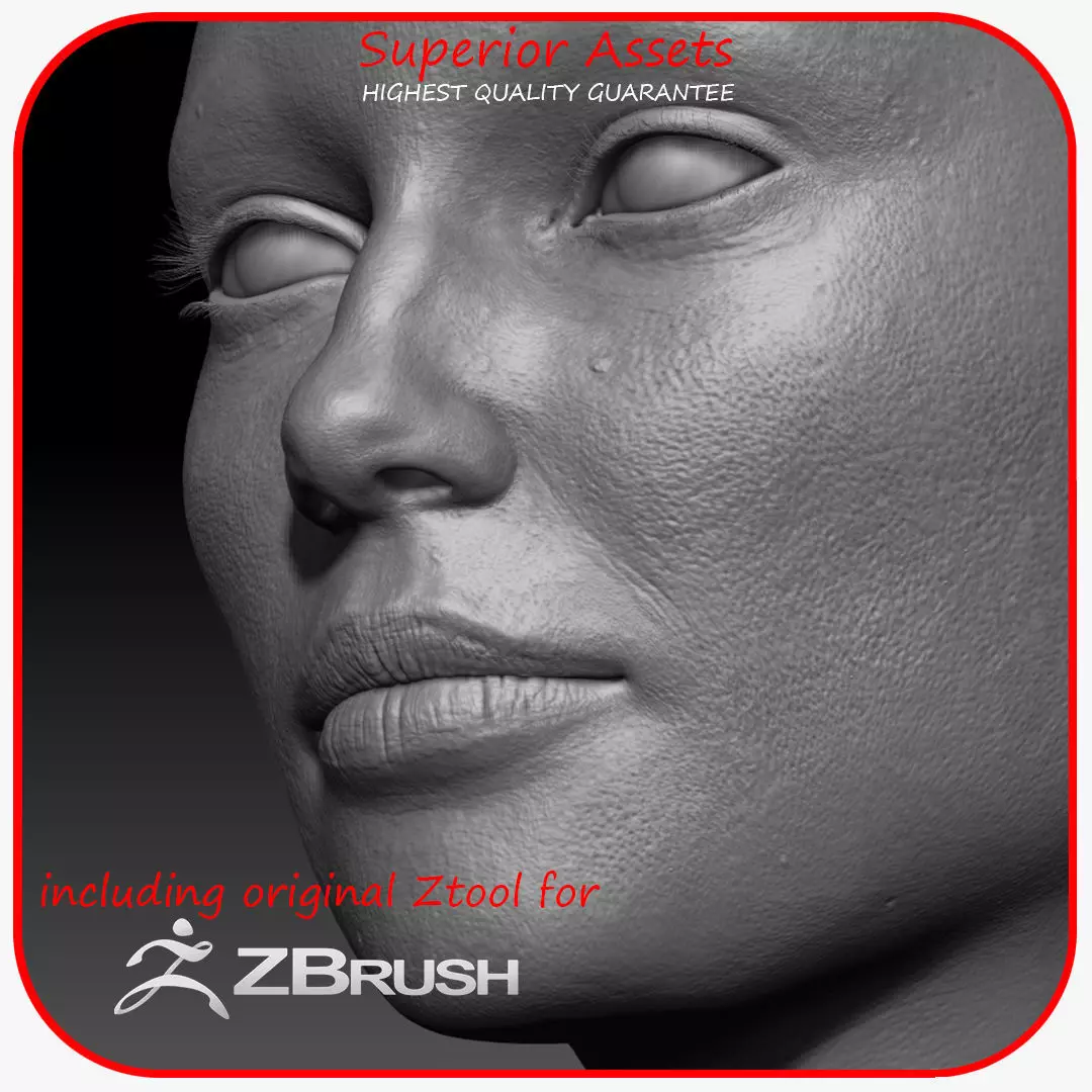 Realistic Woman - Female Body - Ultra High Detail Zbrush Sculpt 3D model_0