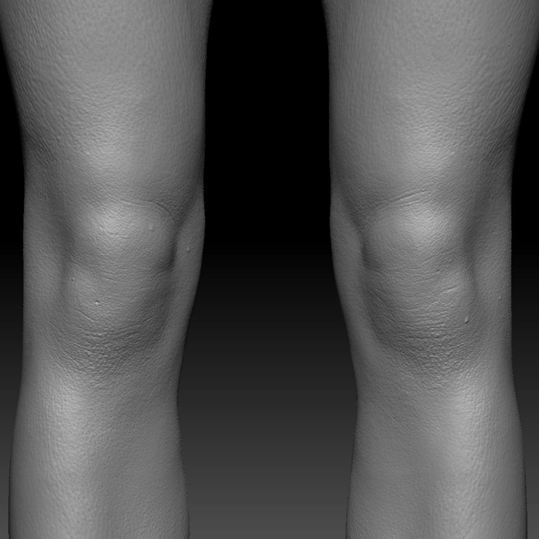 Realistic Woman - Female Body - Ultra High Detail Zbrush Sculpt 3D model_28