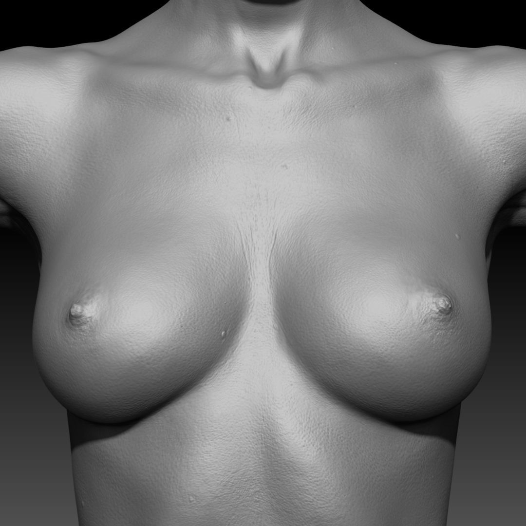 Realistic Woman - Female Body - Ultra High Detail Zbrush Sculpt 3D model_10