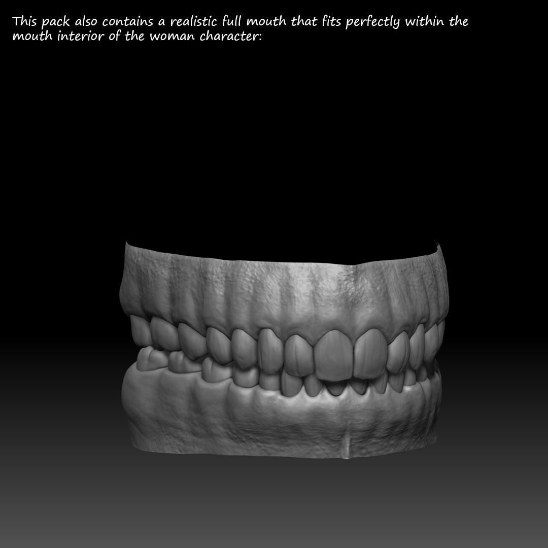 Realistic Woman - Female Body - Ultra High Detail Zbrush Sculpt 3D model_6