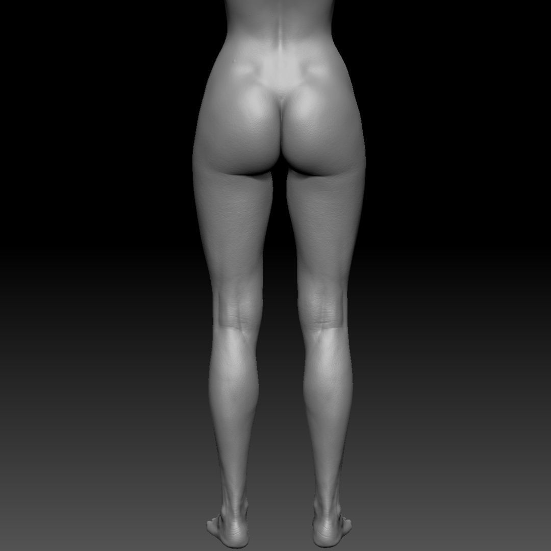 Realistic Woman - Female Body - Ultra High Detail Zbrush Sculpt 3D model_14