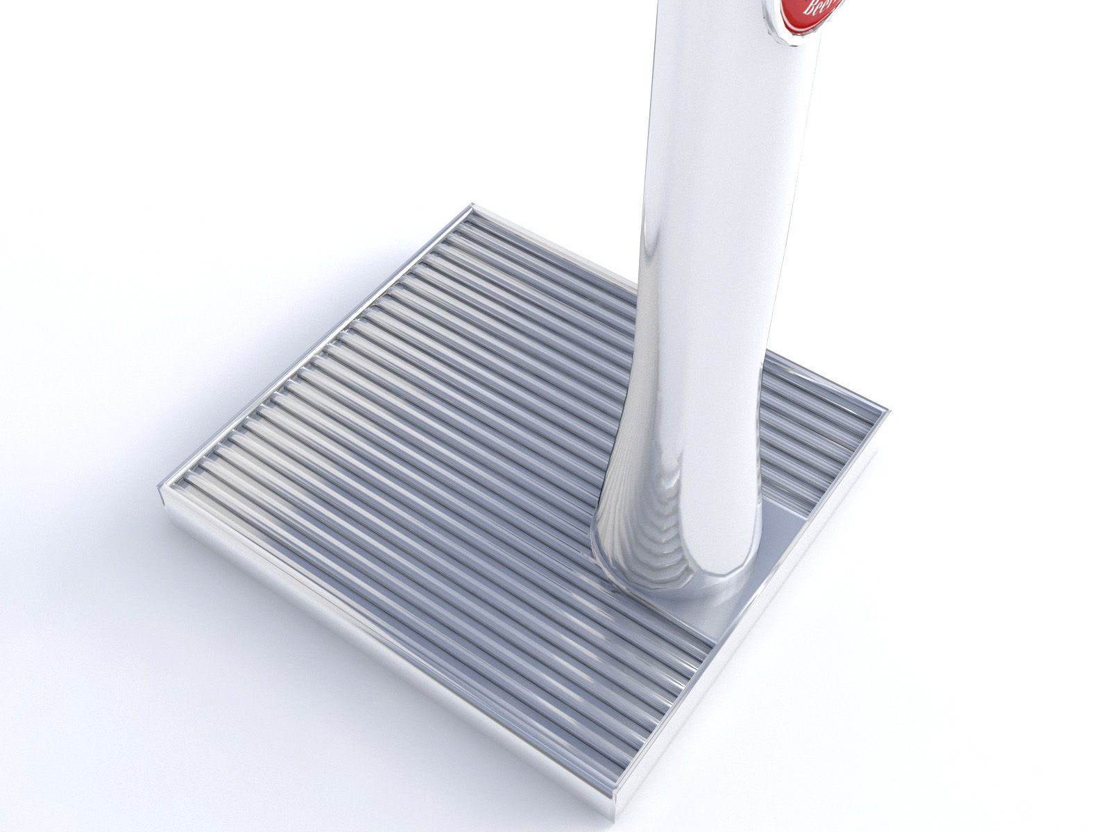 Bar beer tap  Low-poly 3D model_6