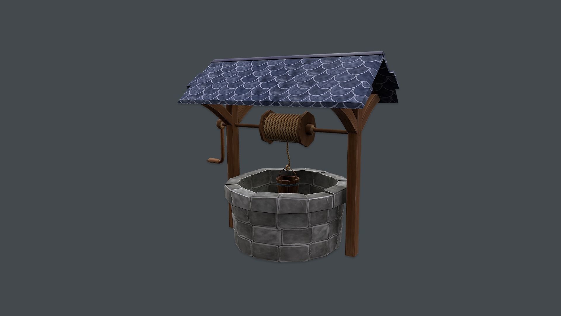 Farm Pack Hand Painted Low-poly 3D model_18