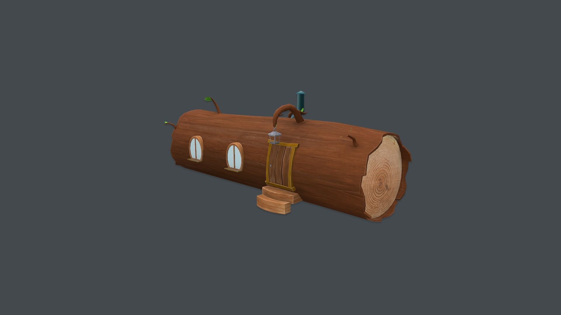 Farm Pack Hand Painted Low-poly 3D model_4