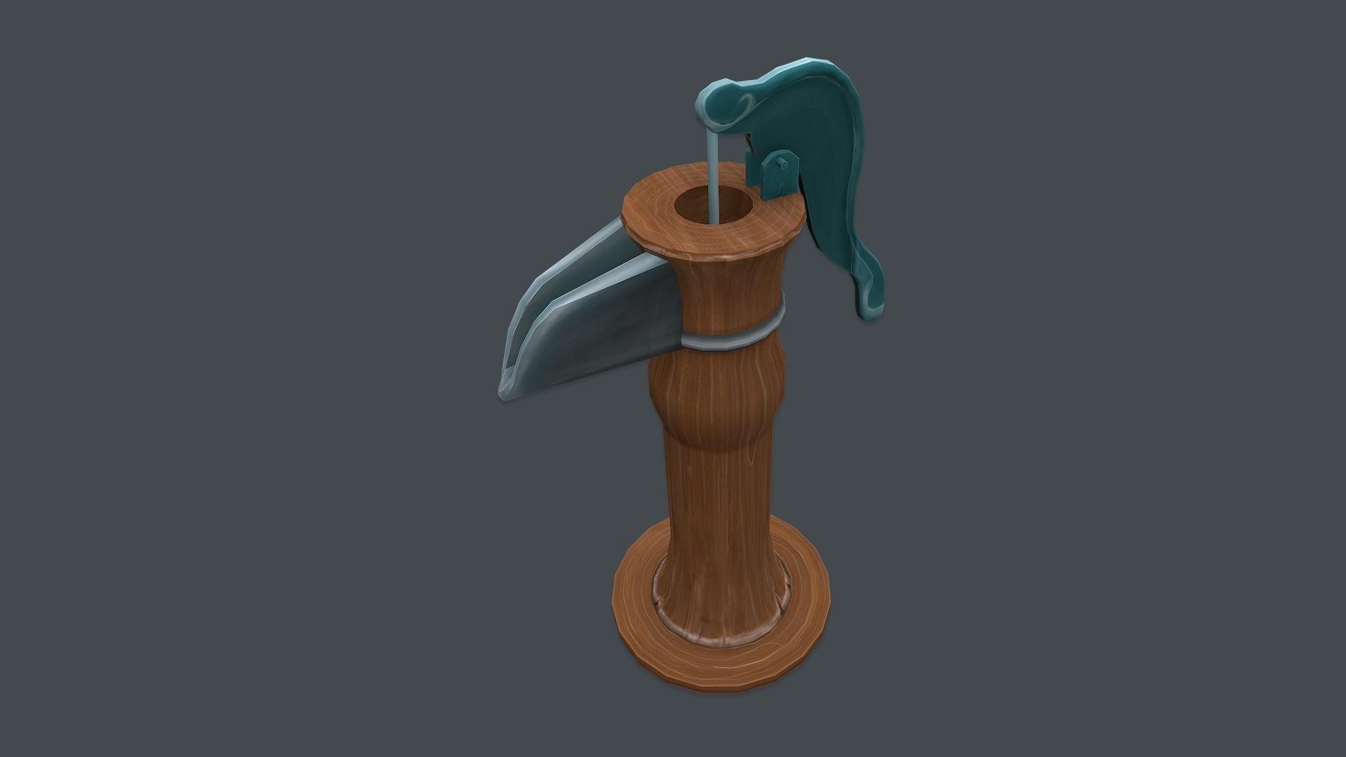 Farm Pack Hand Painted Low-poly 3D model_16