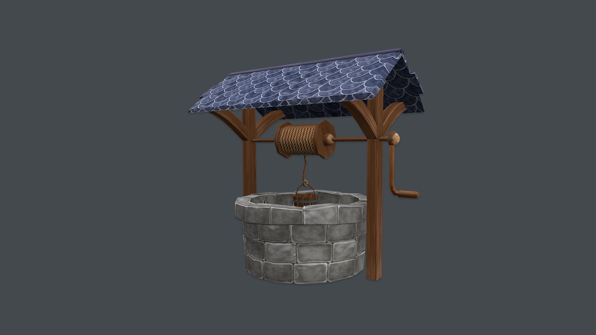 Farm Pack Hand Painted Low-poly 3D model_17