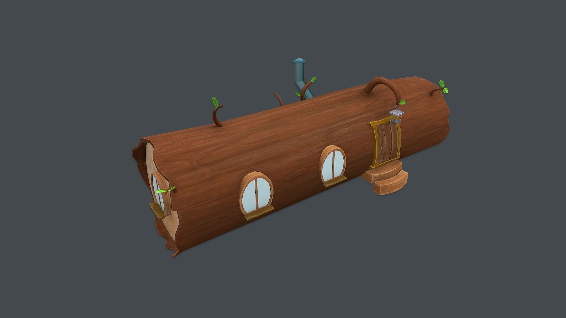 Farm Pack Hand Painted Low-poly 3D model_2