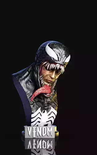  venom bust fan art