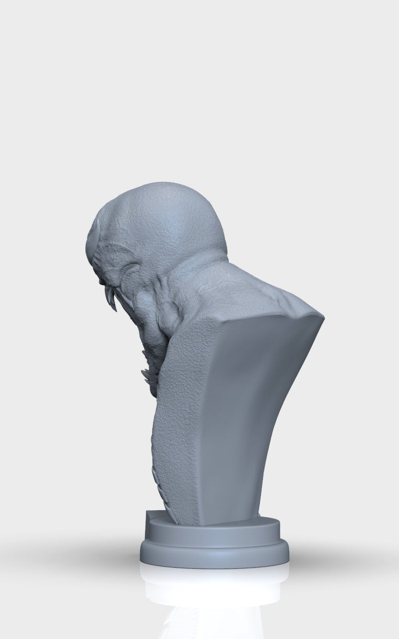  venom bust fan art 3D print model_5