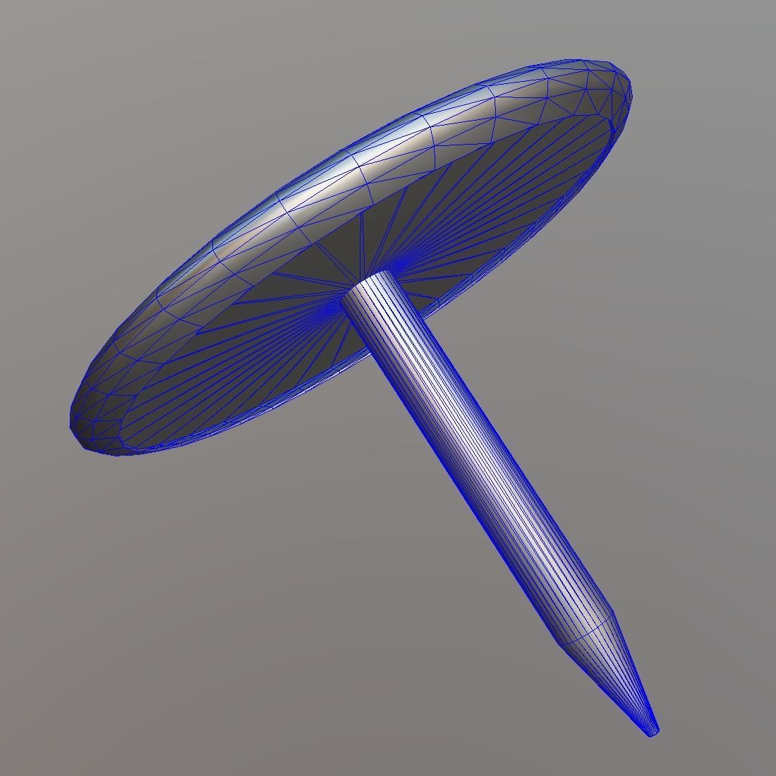 Thumb Tack 2 Low-poly 3D model_15