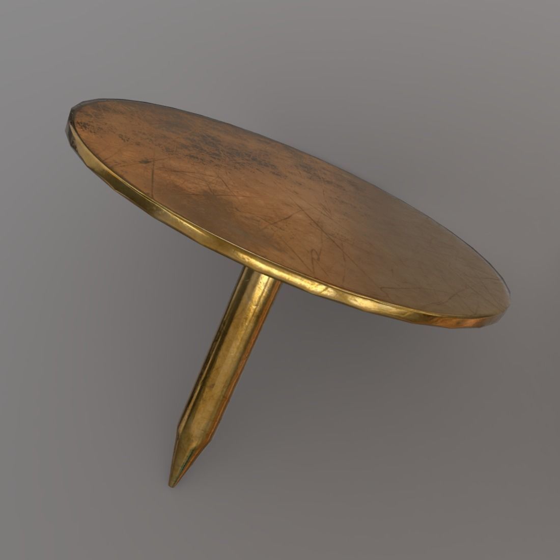 Thumb Tack 2 Low-poly 3D model_16