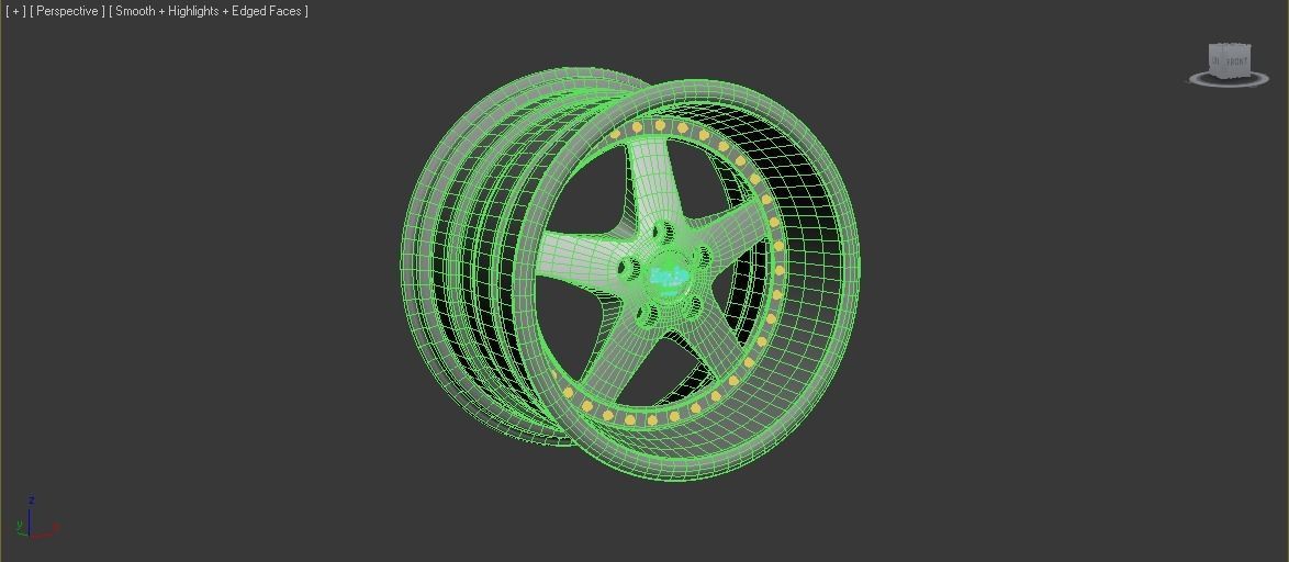 Work Equip 05 Wheel 3D model_4