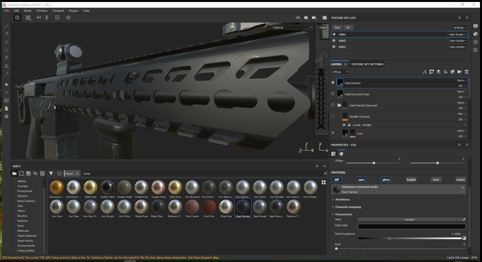 SIG MCX Carbine Low-poly 3D model_1
