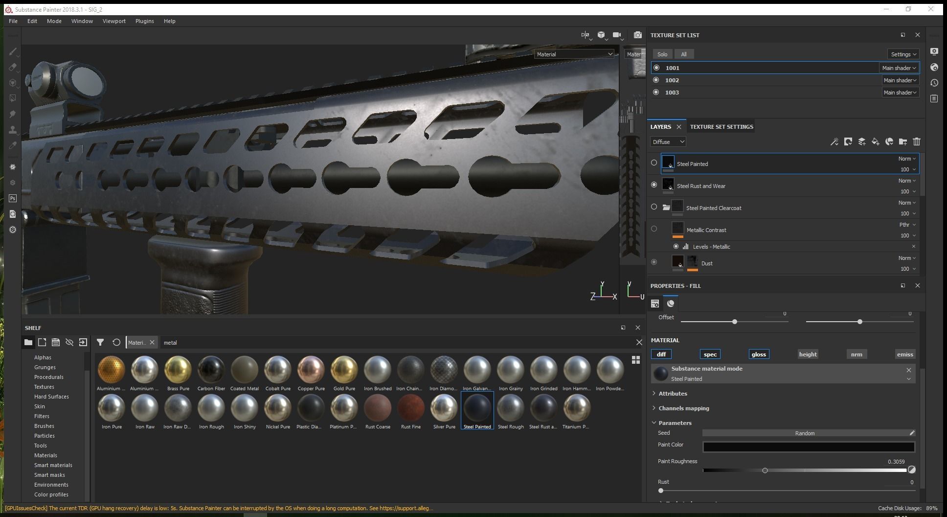 SIG MCX Carbine Low-poly 3D model_2