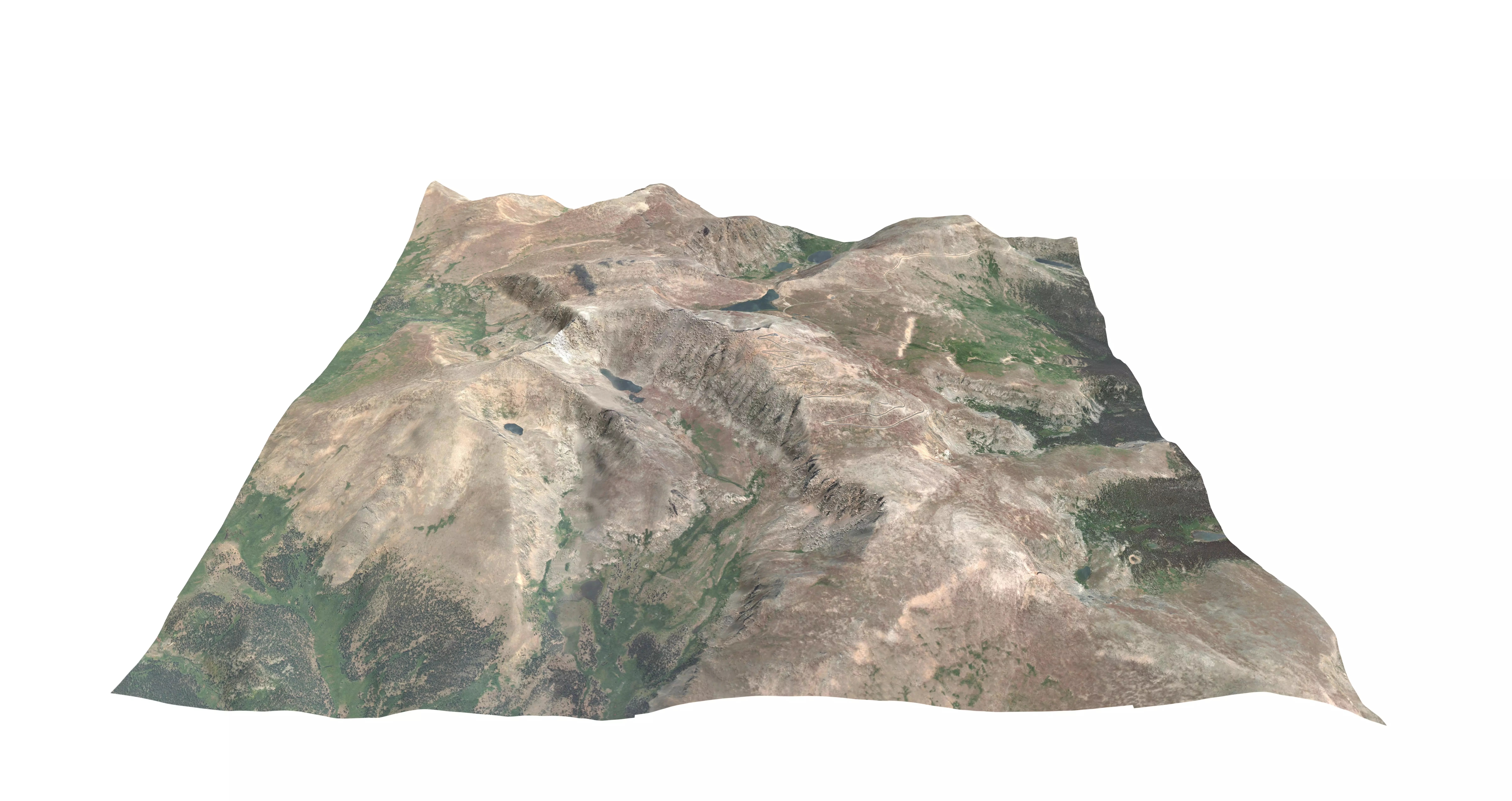 Mt Evans Colorado Free 3D model_0