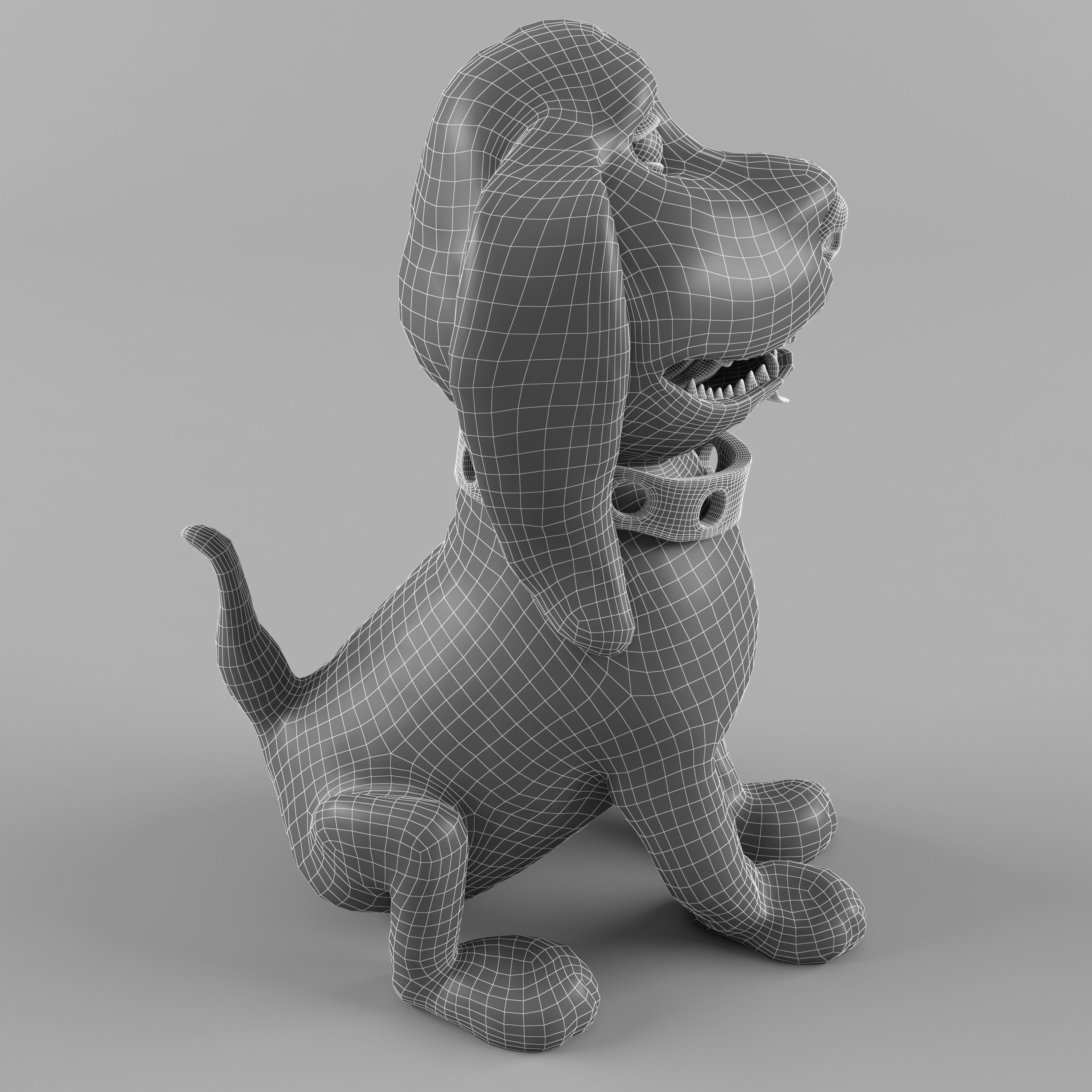 guard dog 3D model_7