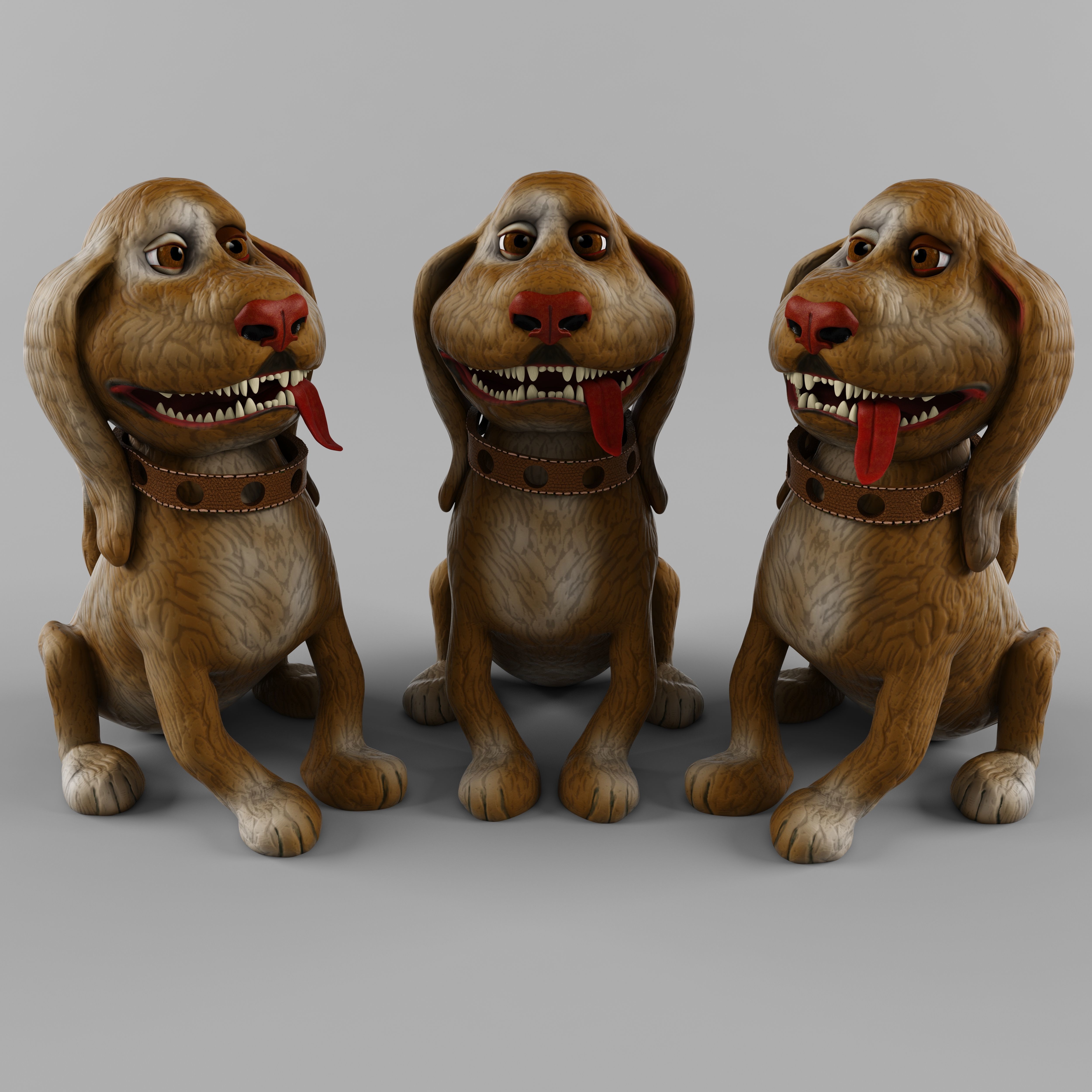 guard dog 3D model_5
