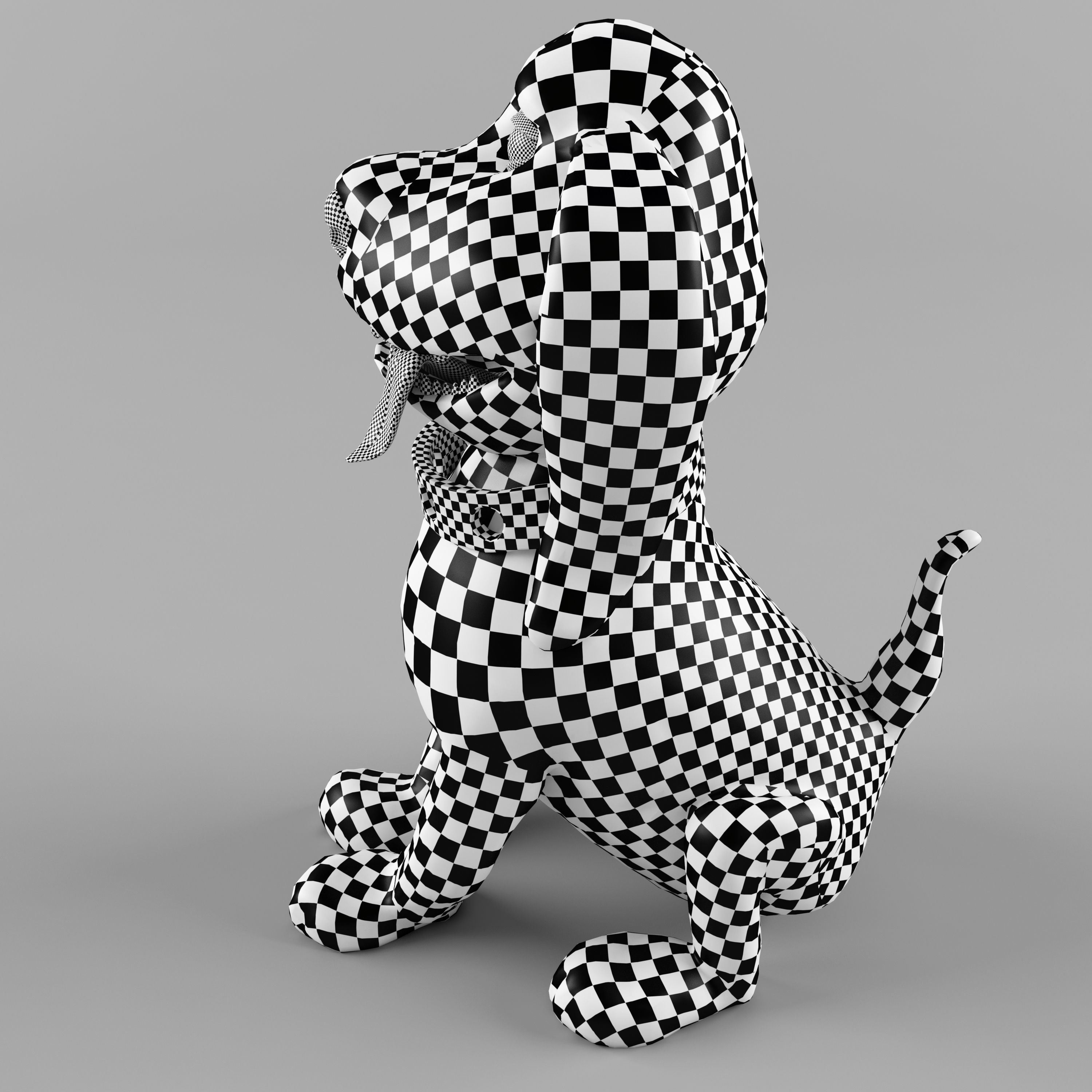 guard dog 3D model_14