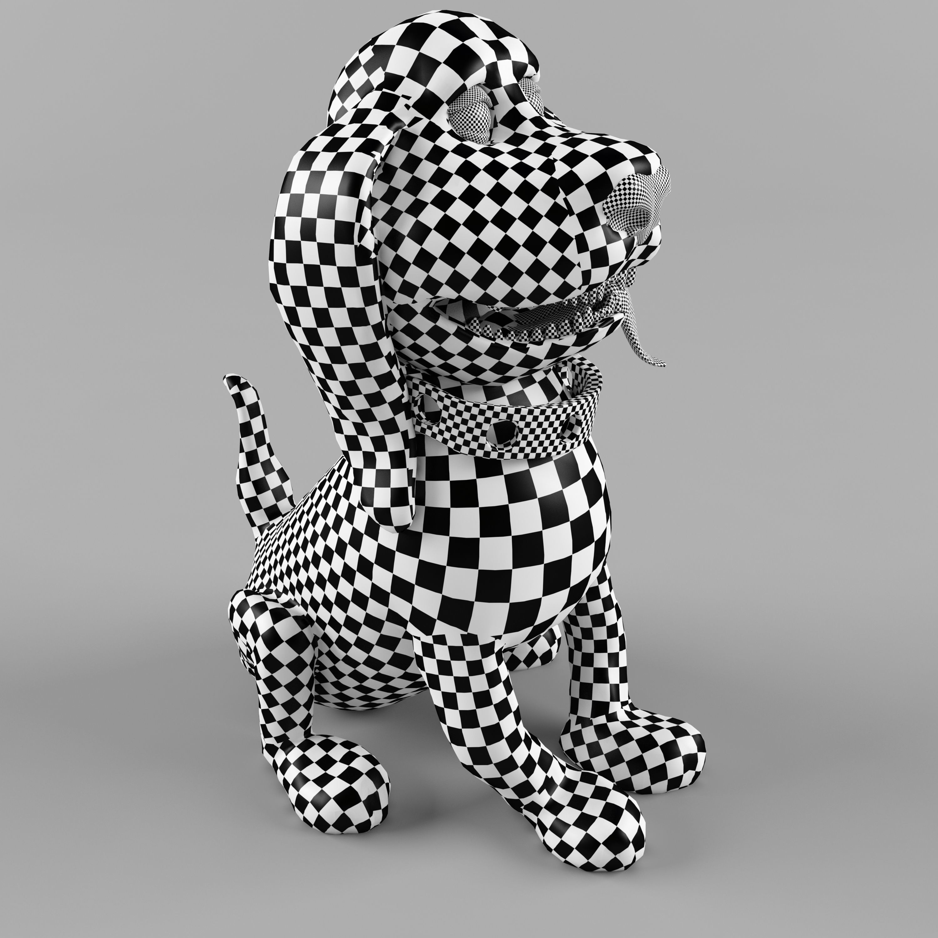 guard dog 3D model_12