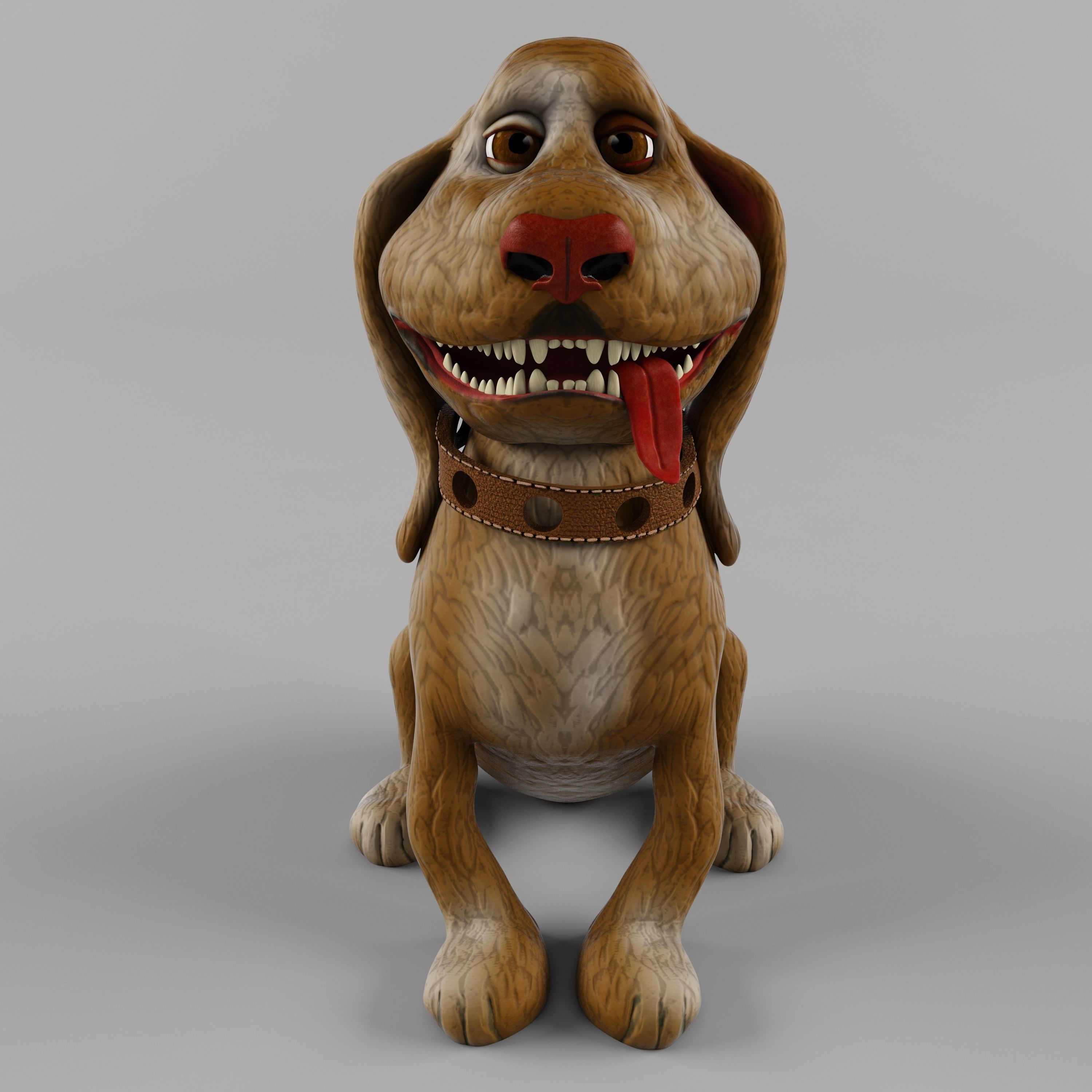 guard dog 3D model_1