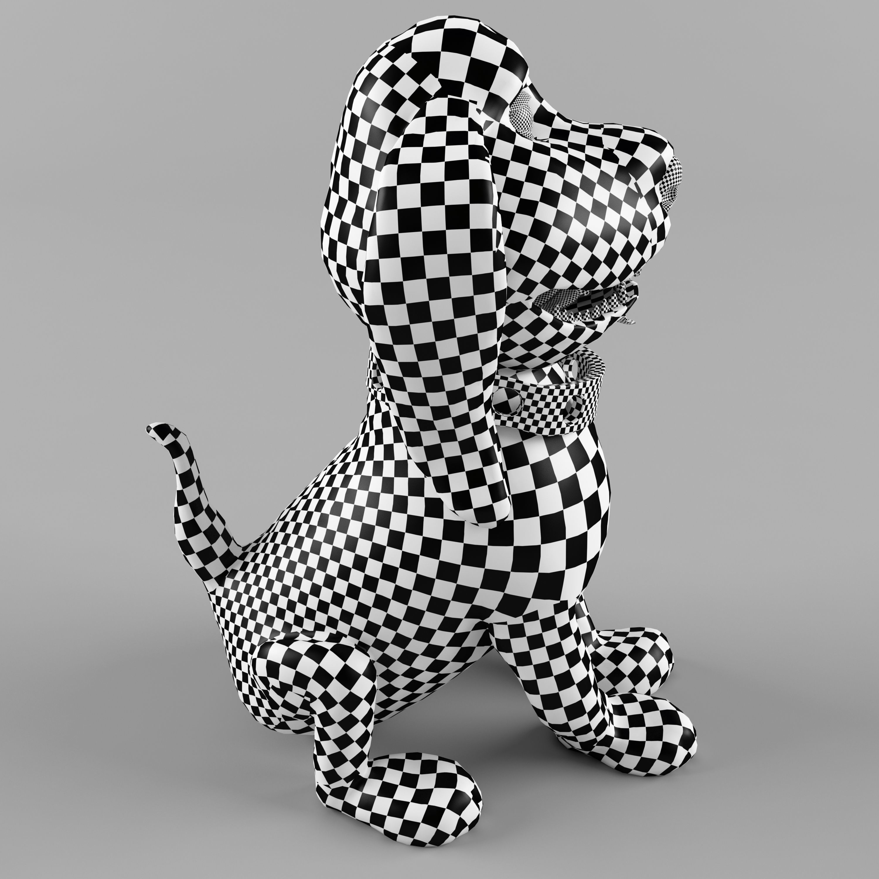 guard dog 3D model_6