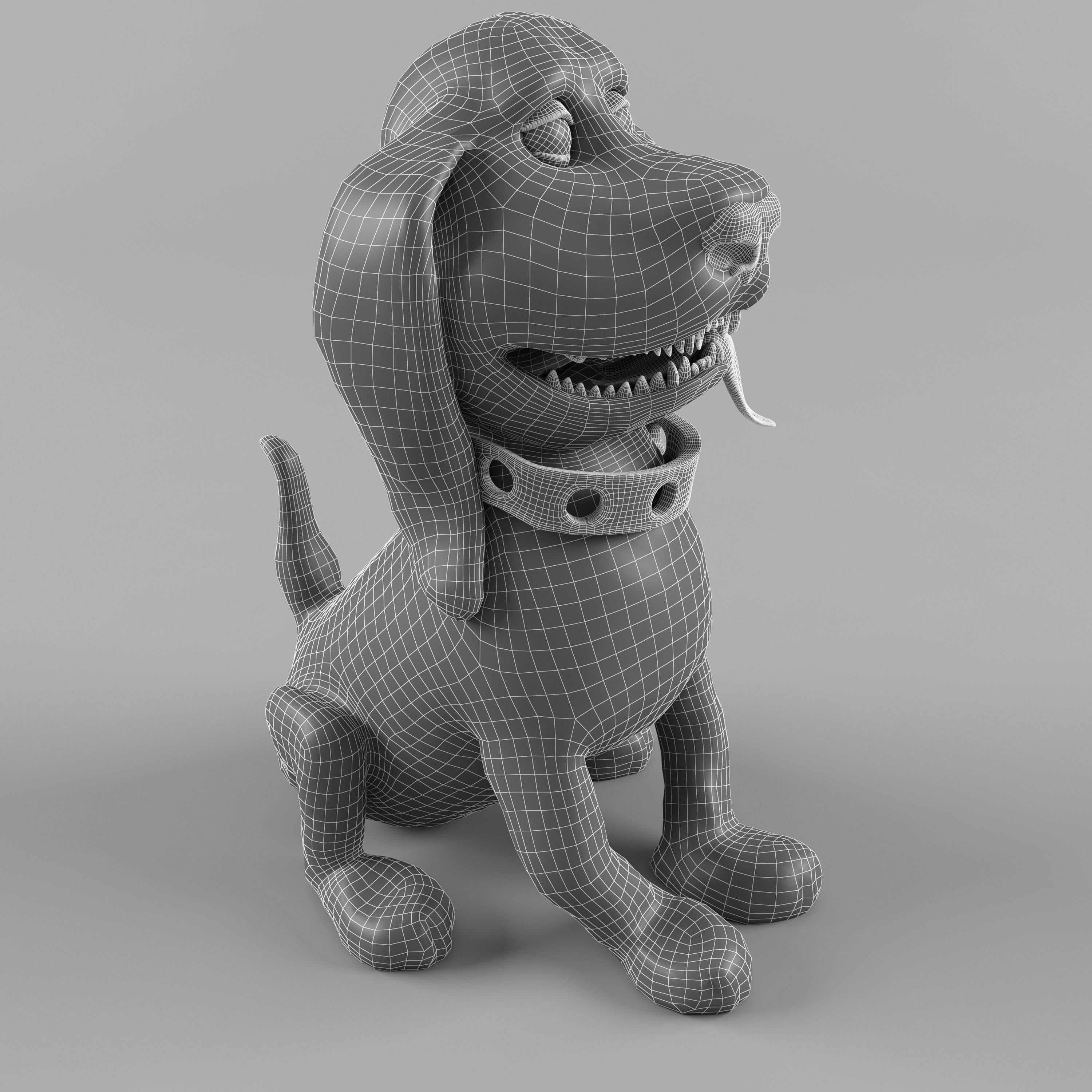 guard dog 3D model_13