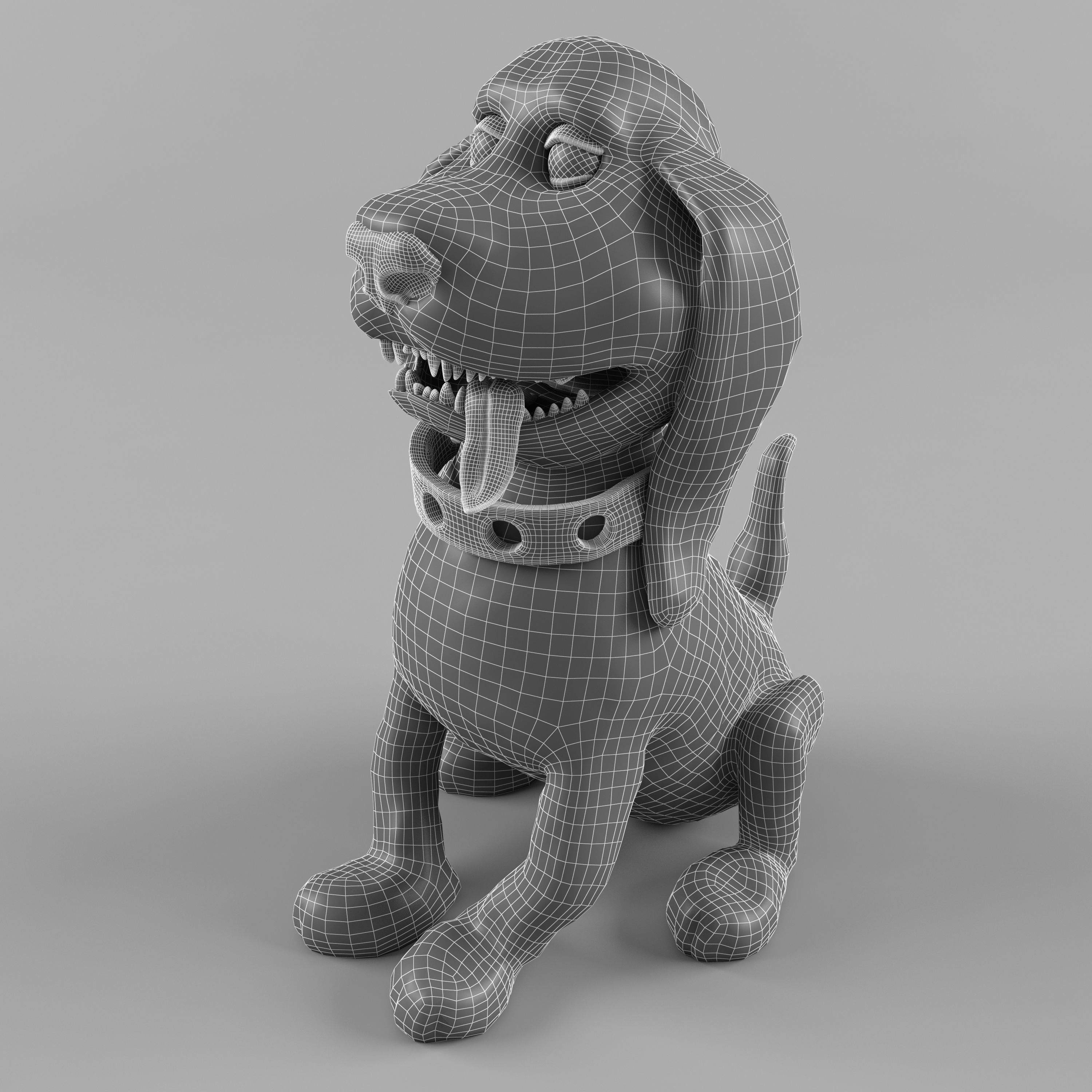 guard dog 3D model_11