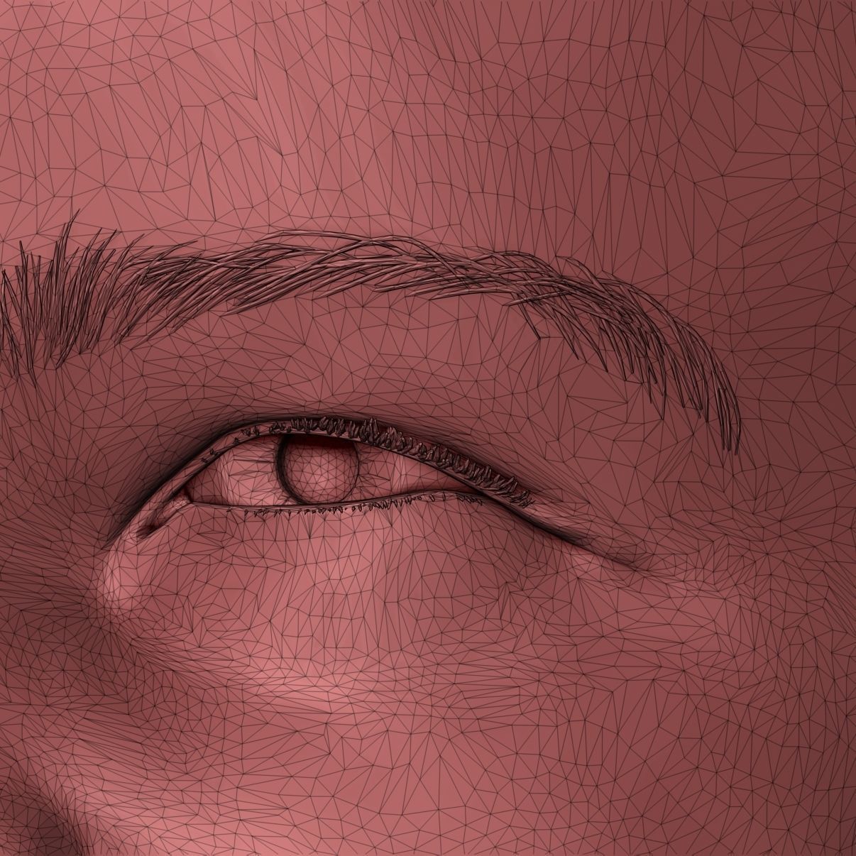 Baby at the potty HIGHPOLY 3D Print 3D print model_16