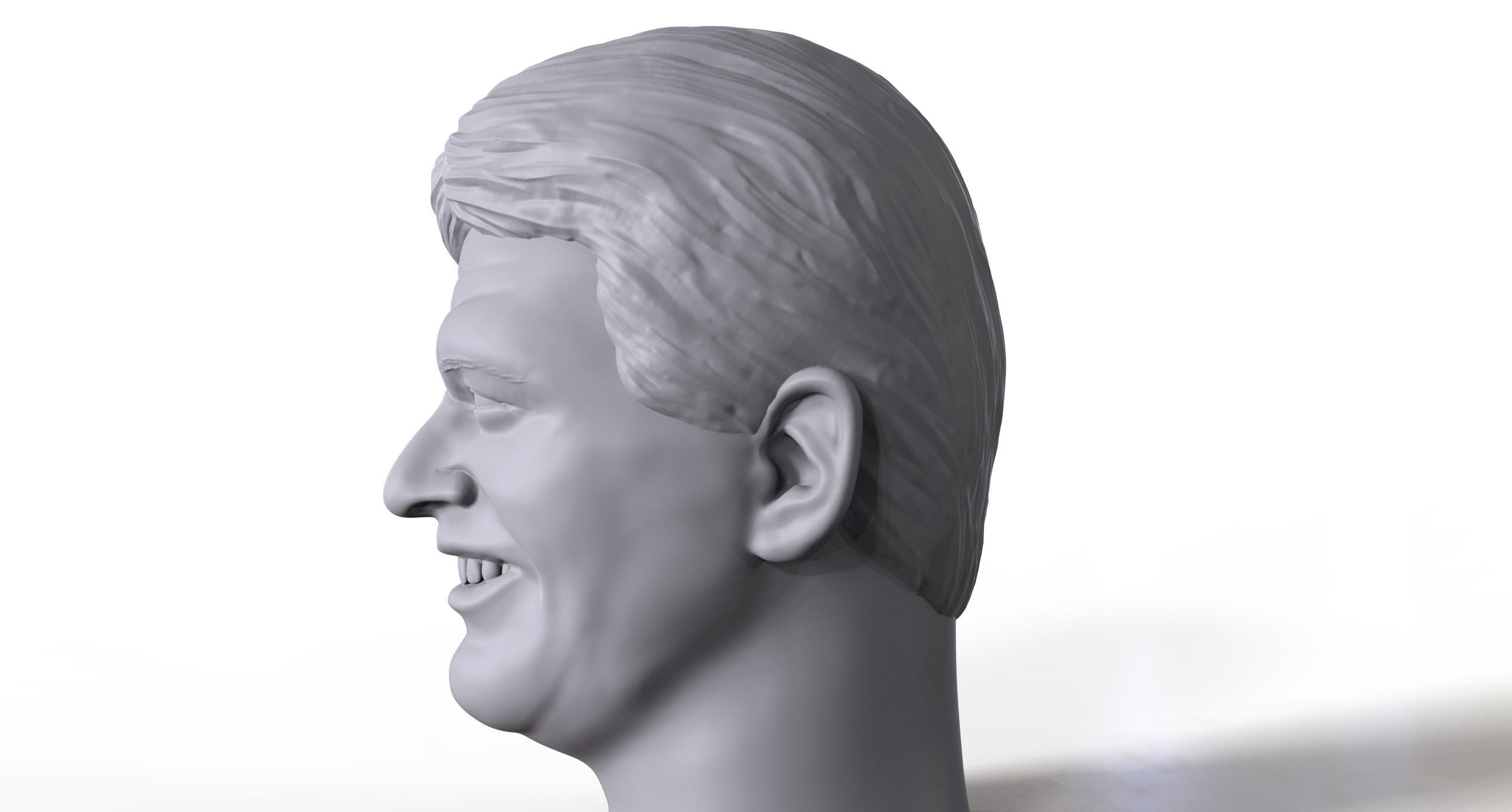 Kvak Clouso  3D printable portrait sculpture 3D print model_7