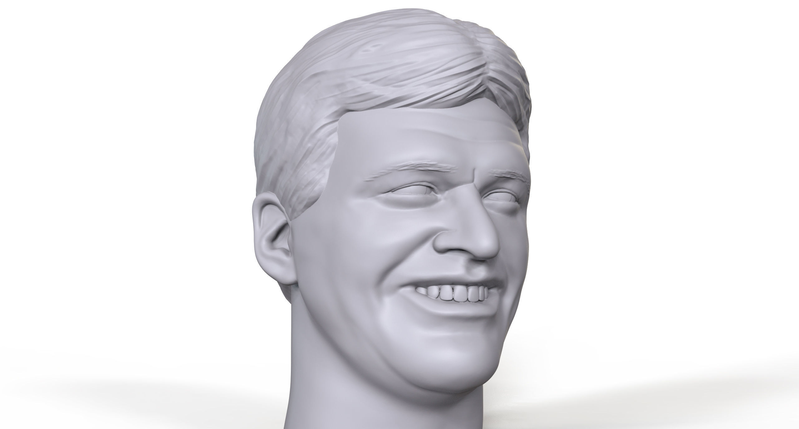 Kvak Clouso  3D printable portrait sculpture 3D print model_3