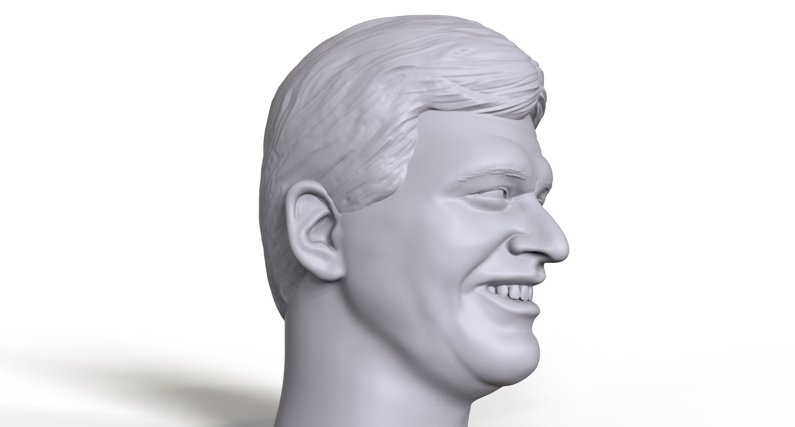 Kvak Clouso  3D printable portrait sculpture 3D print model_4