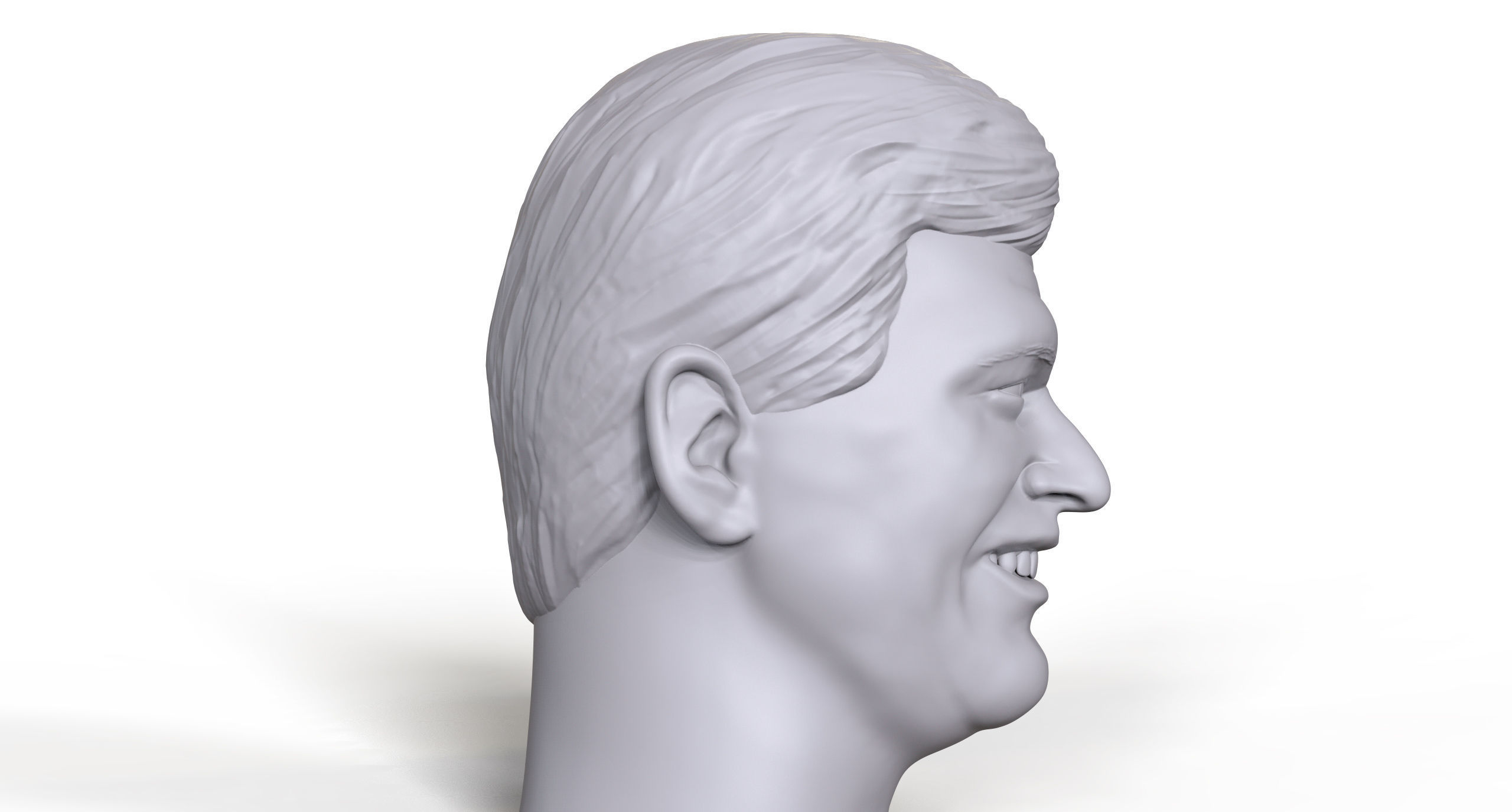 Kvak Clouso  3D printable portrait sculpture 3D print model_5