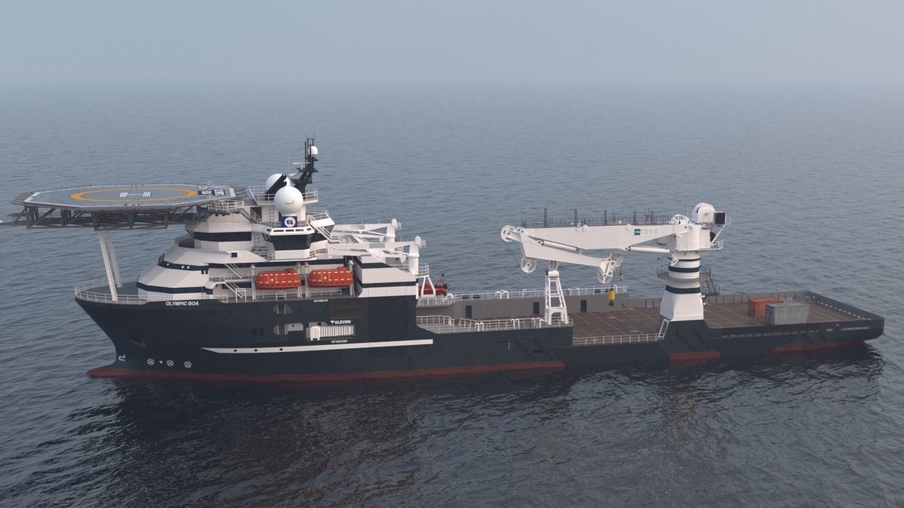 Subsea support and construction vessel 3D model_3