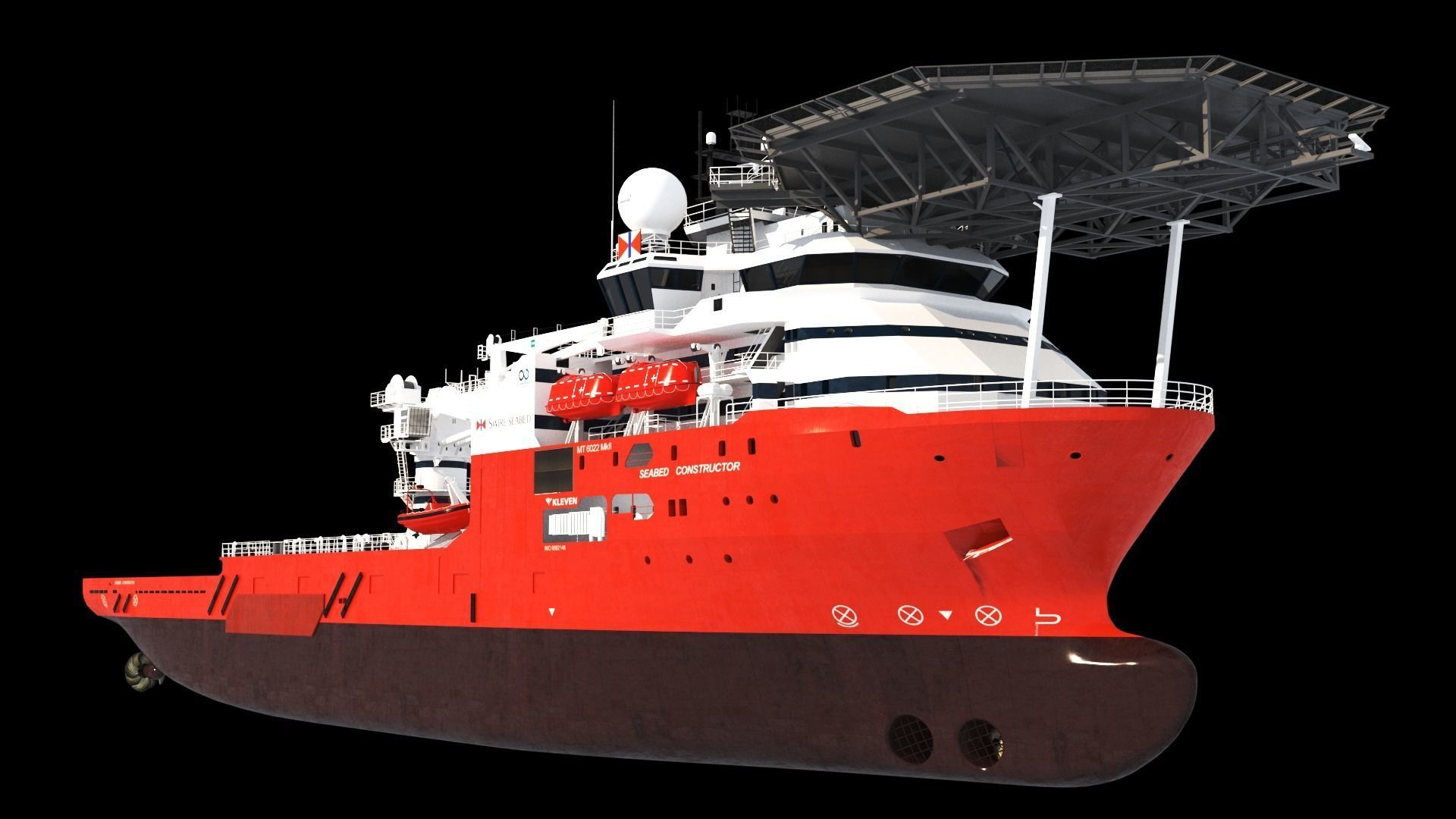 Subsea support and construction vessel 3D model_10