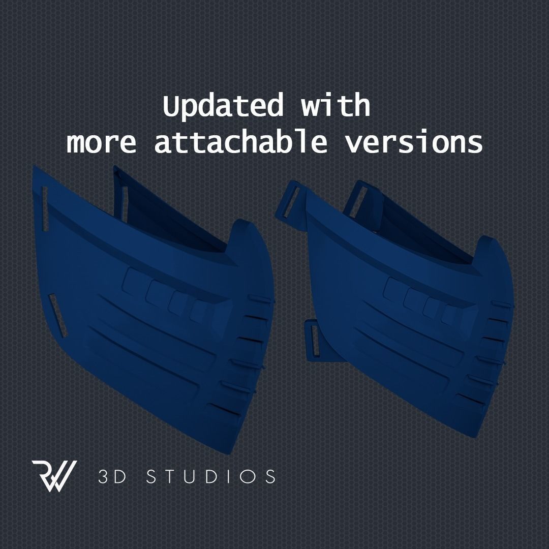 MK11 Sub-Zero Mask V2 - Klassic - STL File 3D print model_7