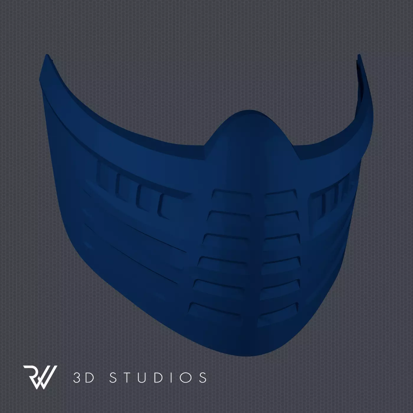 MK11 Sub-Zero Mask V2 - Klassic - STL File 3D print model_0