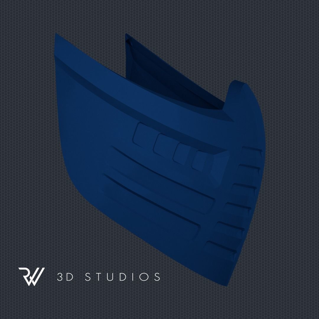 MK11 Sub-Zero Mask V2 - Klassic - STL File 3D print model_2