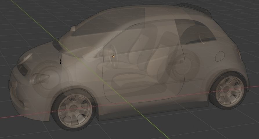 Affekta X111 Concept Low-Poly game ready tuning rally sport car Low-poly 3D model_17