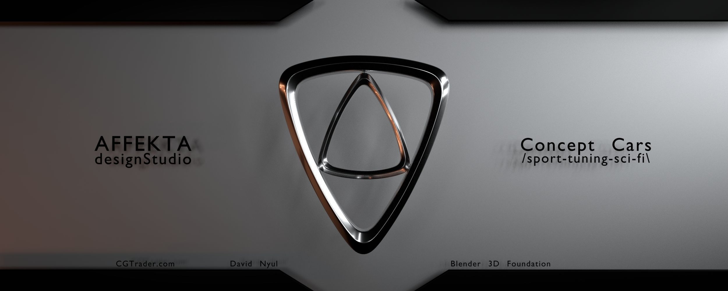 Affekta X111 Concept Low-Poly game ready tuning rally sport car Low-poly 3D model_20