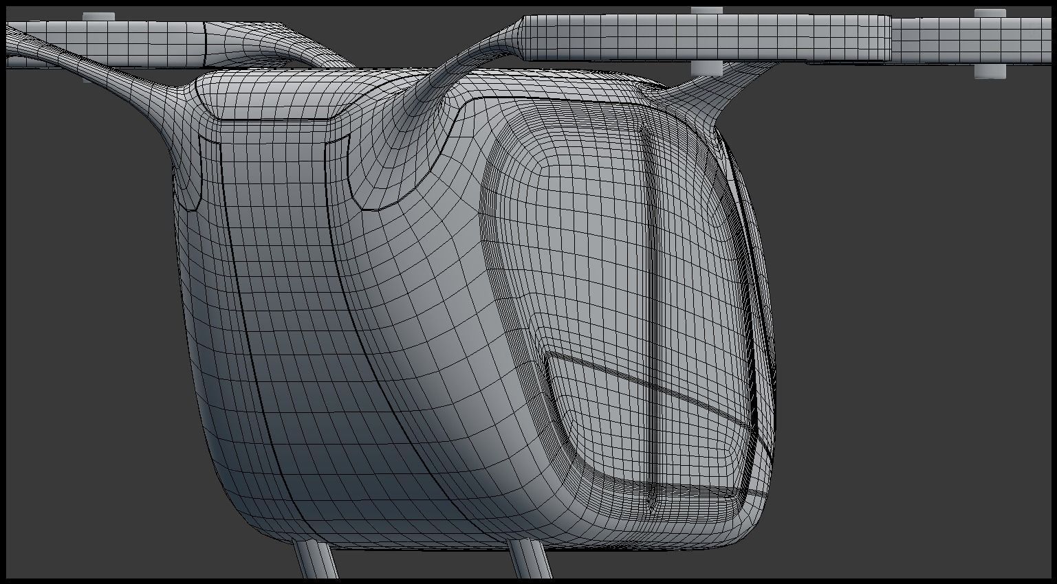 Passenger drone generic 3D model_12