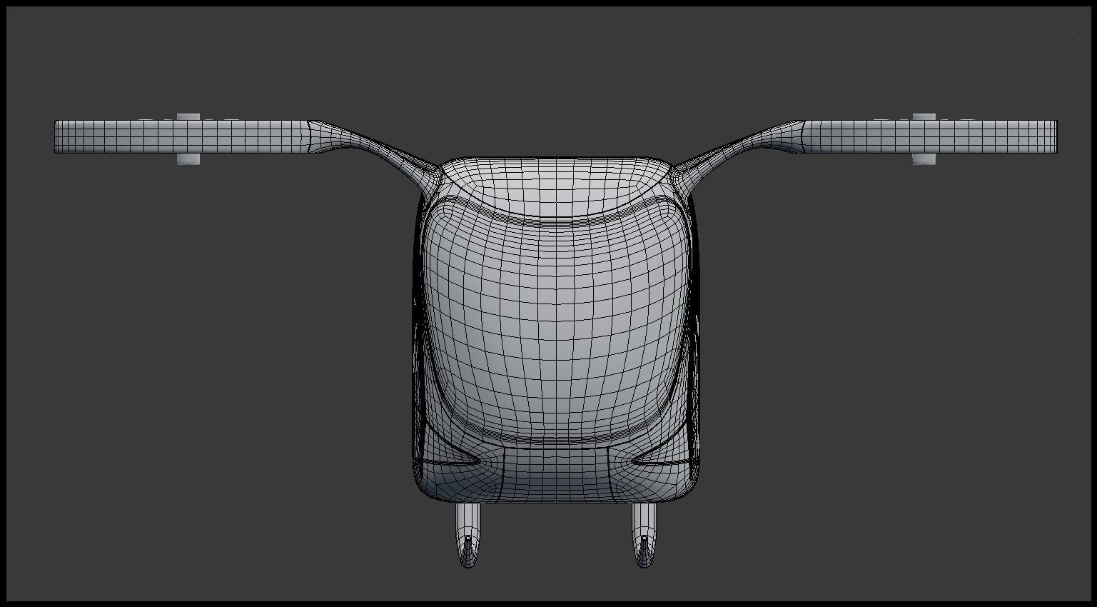 Passenger drone generic 3D model_14