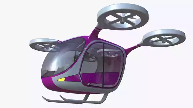 Passenger drone generic 3D model