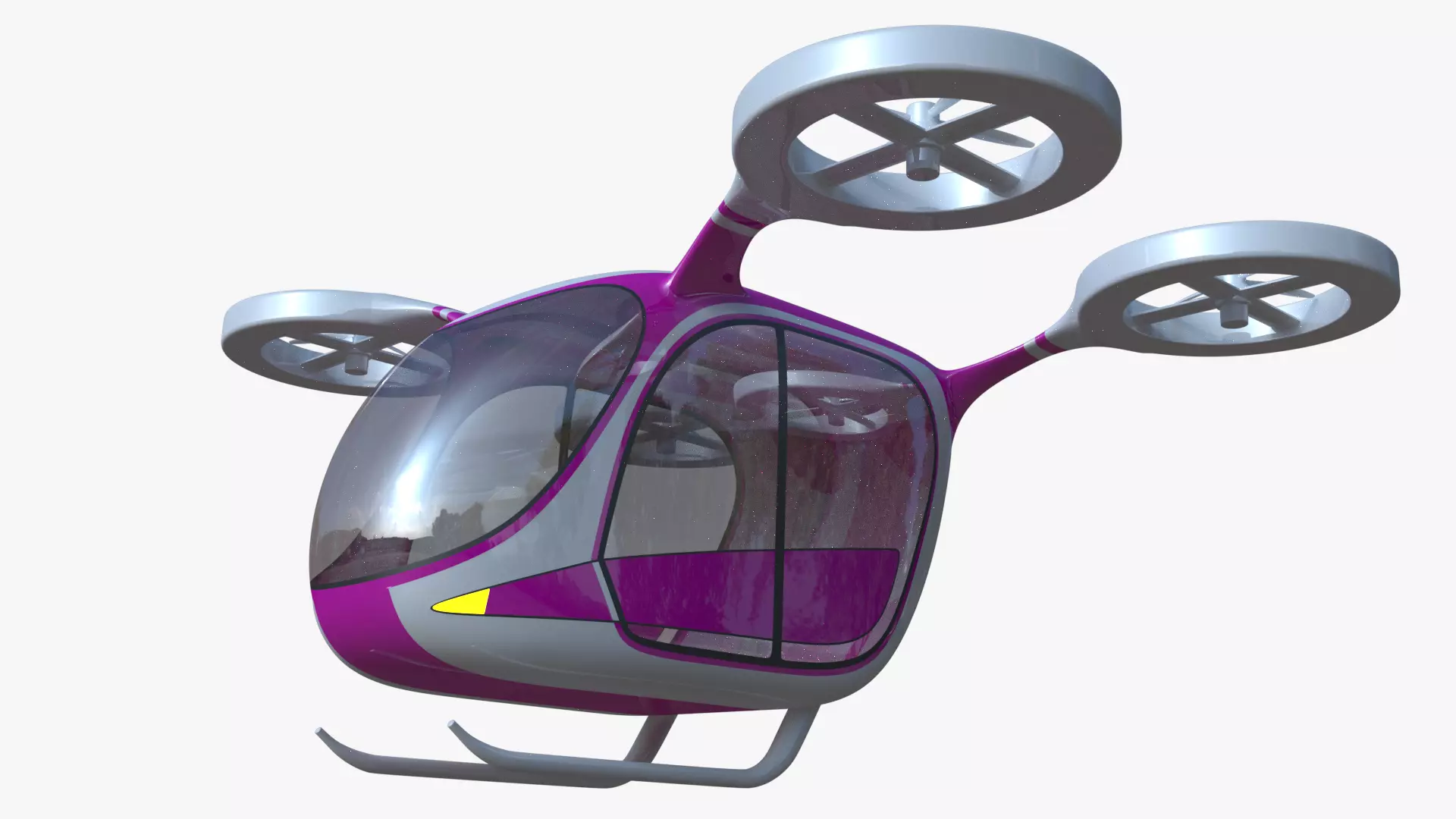 Passenger drone generic 3D model_0