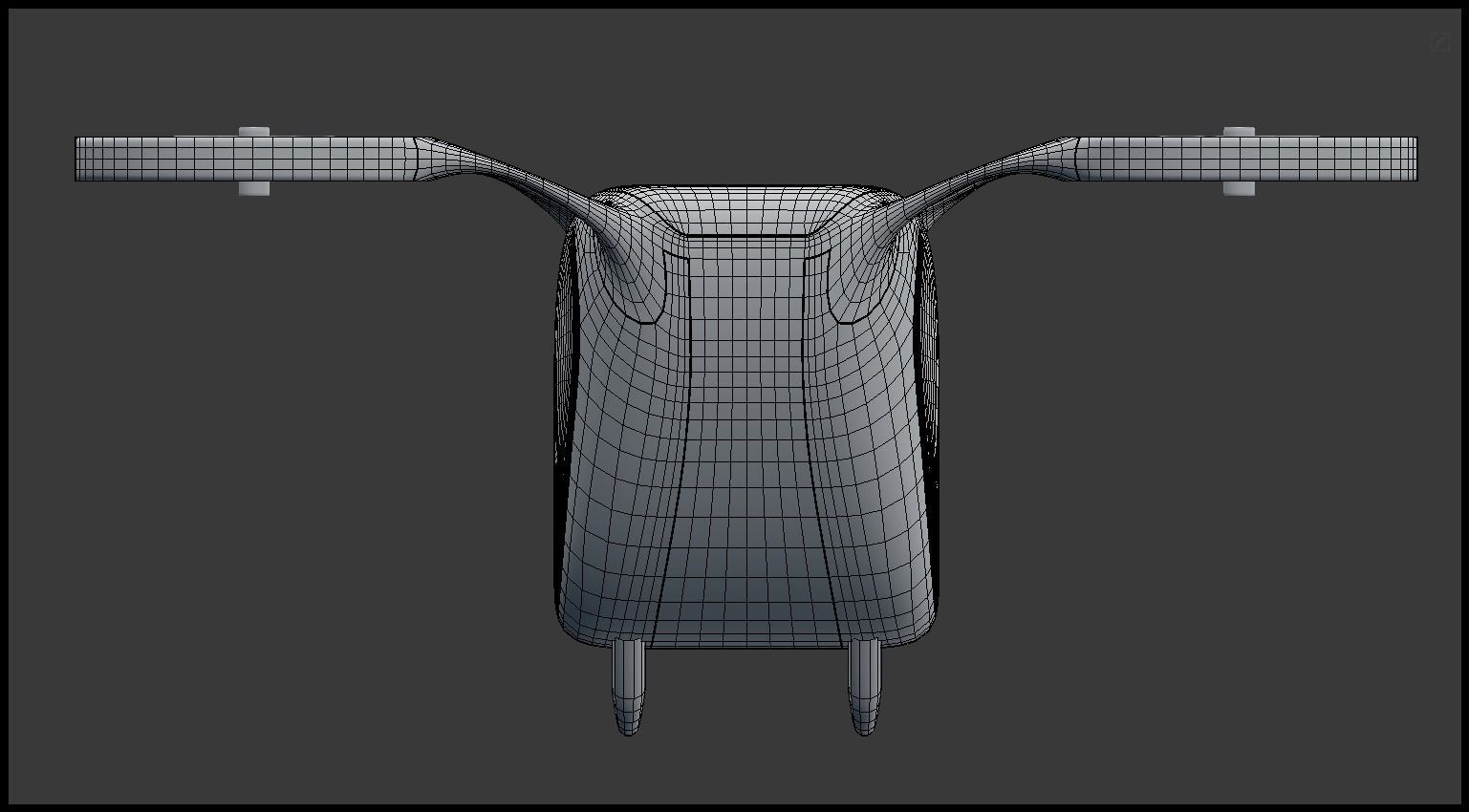 Passenger drone generic 3D model_16