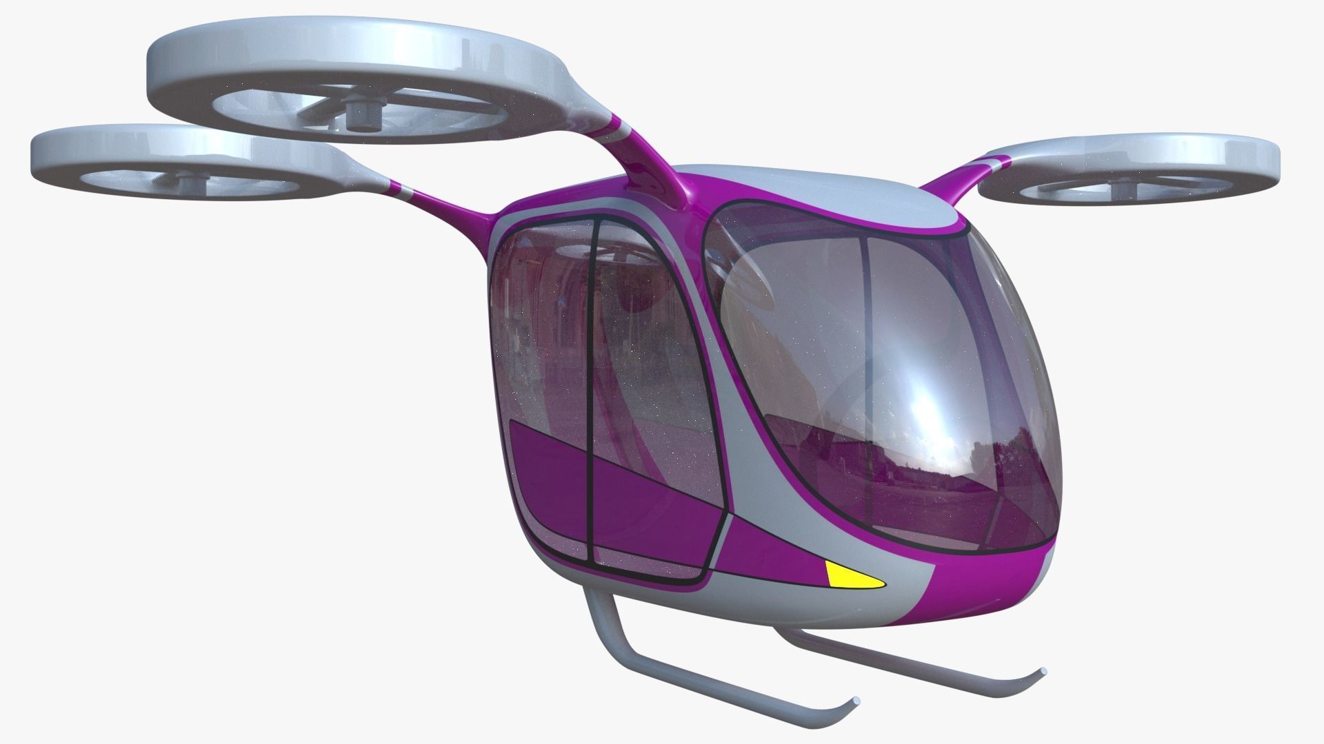 Passenger drone generic 3D model_1