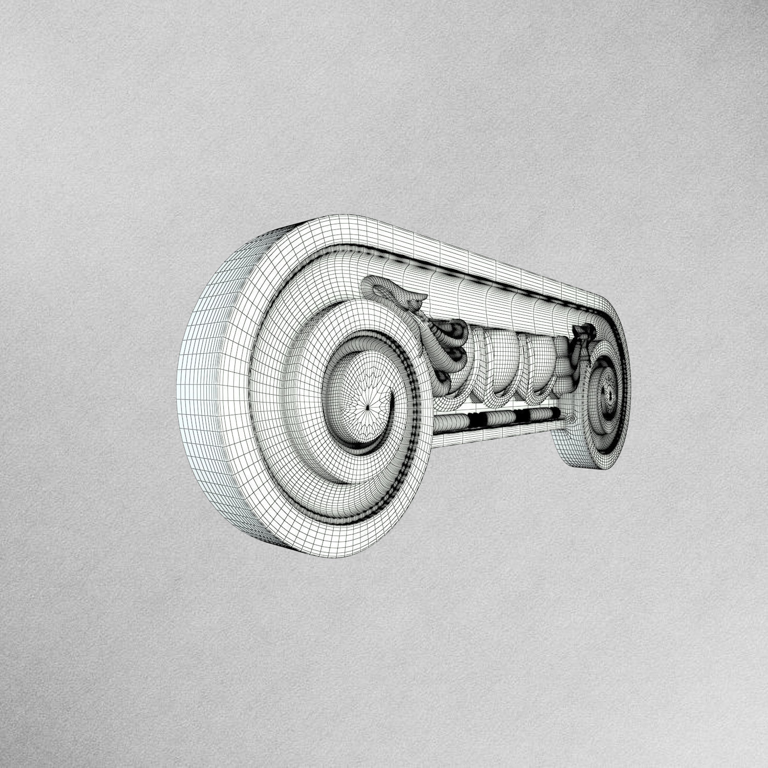 Capital C-003 3D print model_3