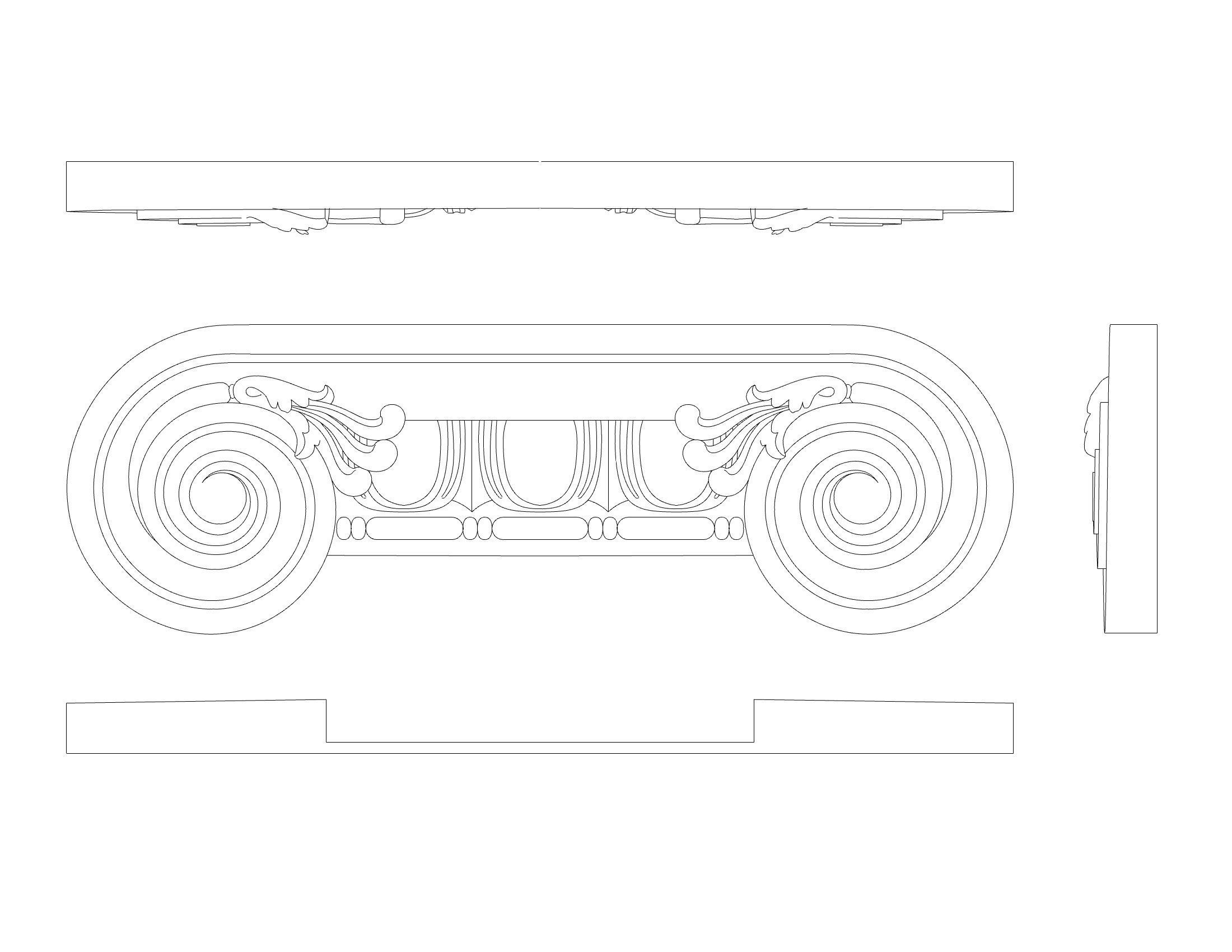 Capital C-003 3D print model_4