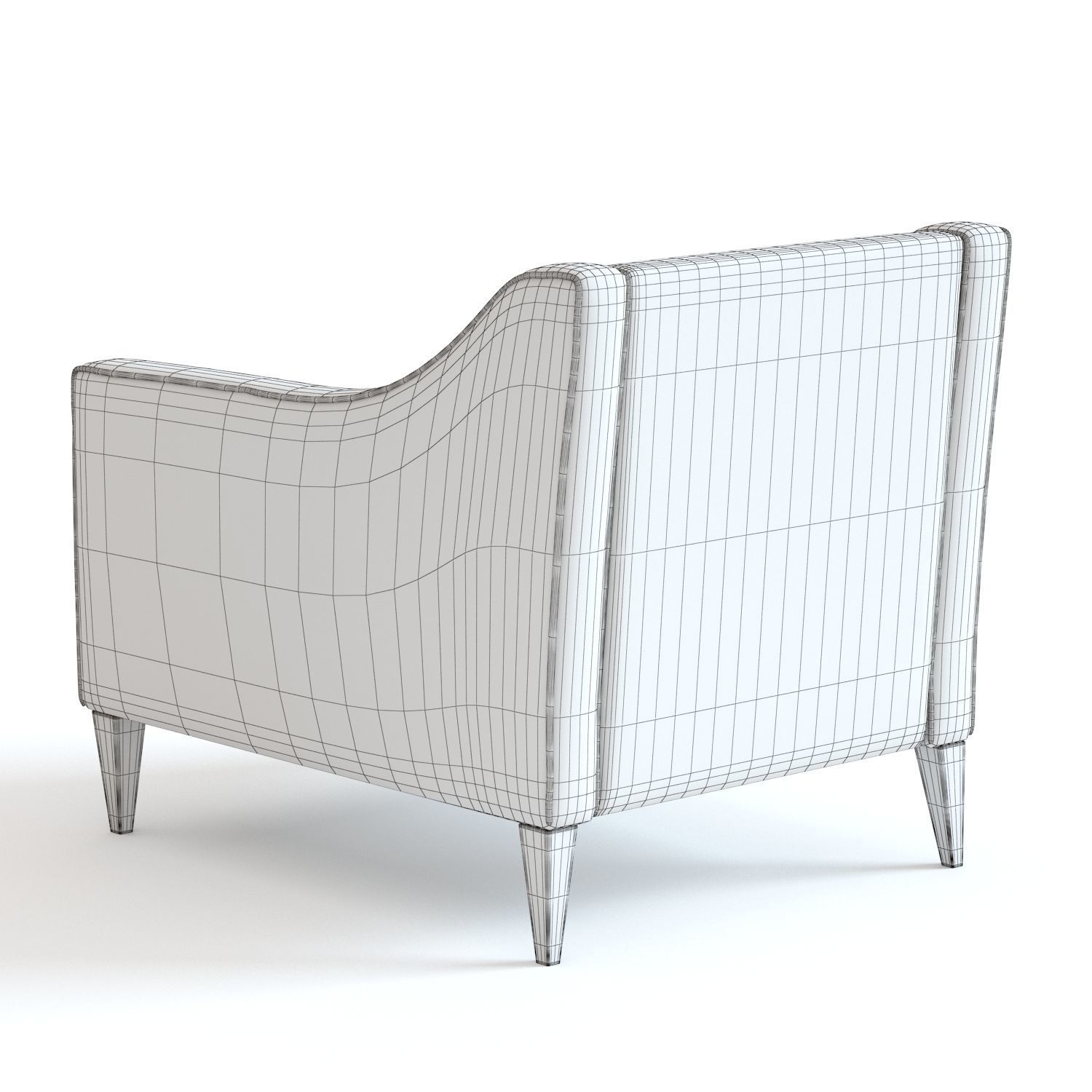 The Sofa and Chair Co Hogarth Armchair 3D model CGTrader